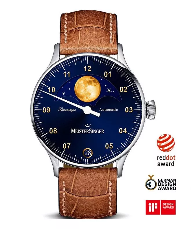 Hodinky Pánske Meistersinger Lunascope Automatic LS908G_SG03-1