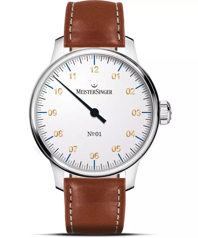 Hodinky pánske Meistersinger N°01 White AM3301G_SK03W