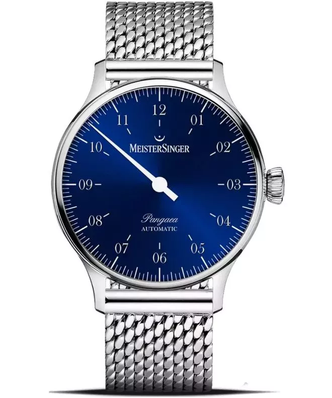 Hodinky pánske Meistersinger Pangaea Sunburst Blue Automatic PM9908_MIL20