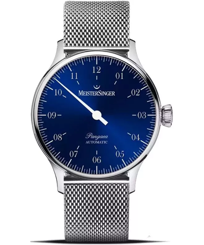 Hodinky pánske Meistersinger Pangaea Sunburst Blue Automatic PM9908_MLN20