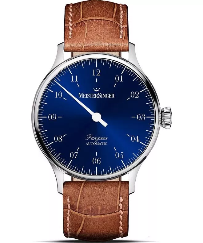 Hodinky pánske Meistersinger Pangaea Sunburst Blue Automatic PM9908_SG03