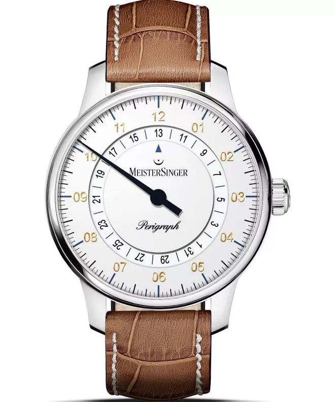 Hodinky pánske Meistersinger Perigraph - 38mm White BM1101G_SG013W