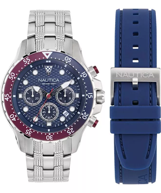 Hodinky pánske Nautica Sporty Chronograph SET NAPNSF407