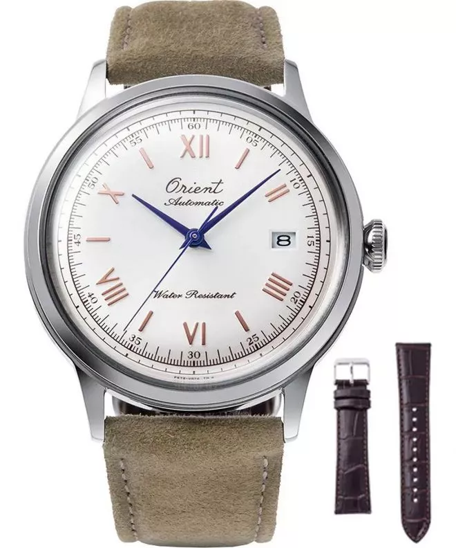 Hodinky pánske Orient Bambino Classic Automatic 75th Anniversary Limited Edition SET RA-AC0027S30B