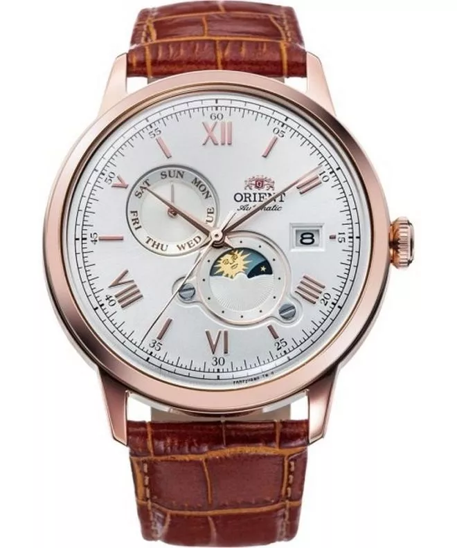 Hodinky pánske Orient Bambino Sun & Moon Automatic RA-AK0801S30B
