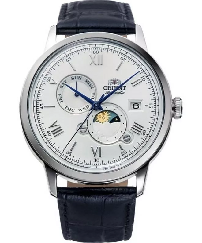 Hodinky pánske Orient Bambino Sun & Moon Automatic RA-AK0802S30B