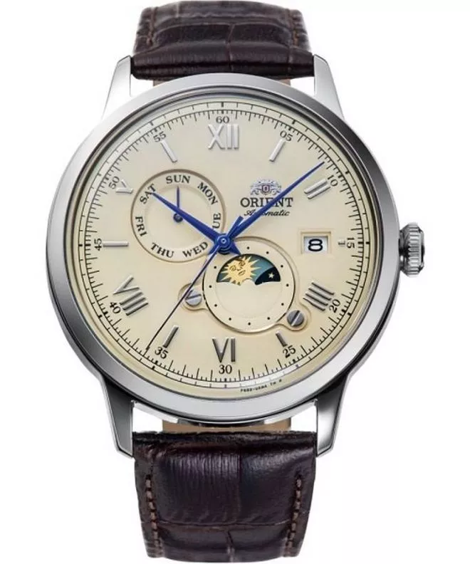 Hodinky pánske Orient Bambino Sun & Moon Automatic RA-AK0803Y30B