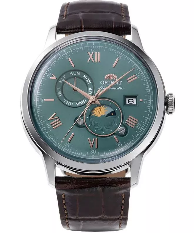 Hodinky pánske Orient Bambino Sun & Moon Automatic RA-AK0805E30B