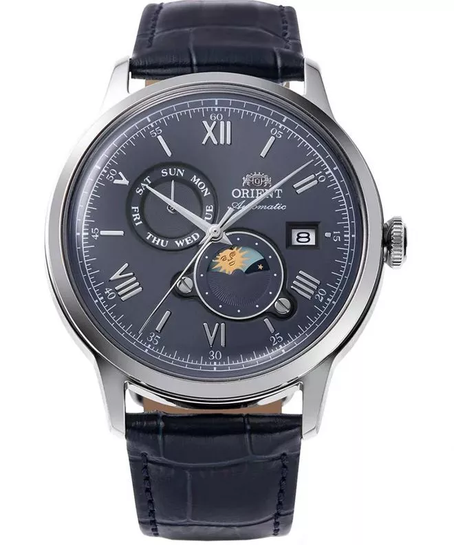 Hodinky pánske Orient Bambino Sun & Moon Automatic RA-AK0806L30B