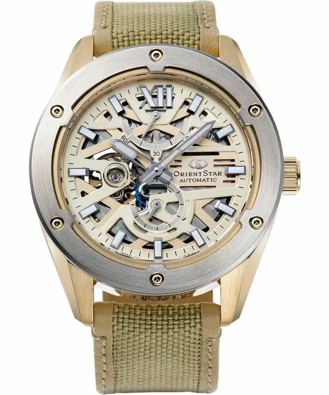 Hodinky pánske Orient Star Avant Garde Skeleton Automatic RE-BZ0005G00B