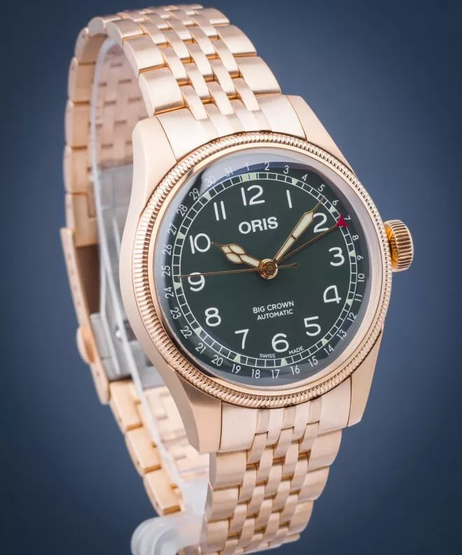 Hodinky pánske Oris Big Crown Pointer Date Bronze 01 754 7741 3167-07 8 20 01