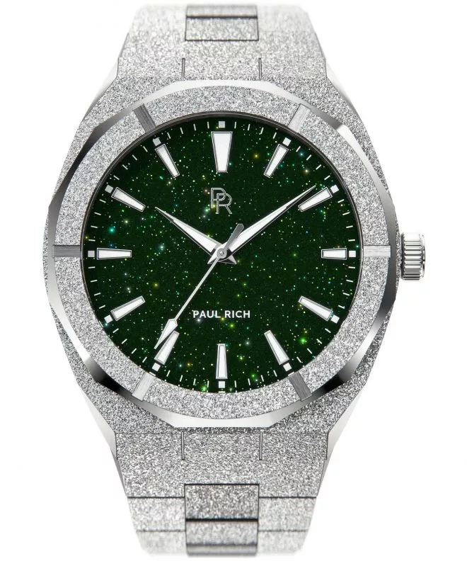 Hodinky pánske PAUL RICH Frosted Star Dust Green Silver 655469192355