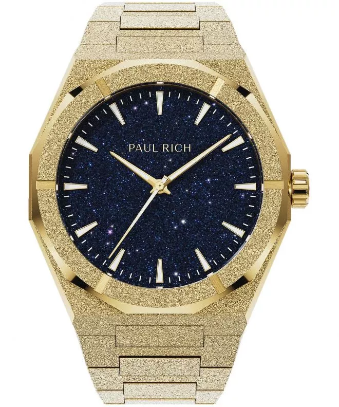 Hodinky pánske PAUL RICH Frosted Star Dust II Gold 766236337036