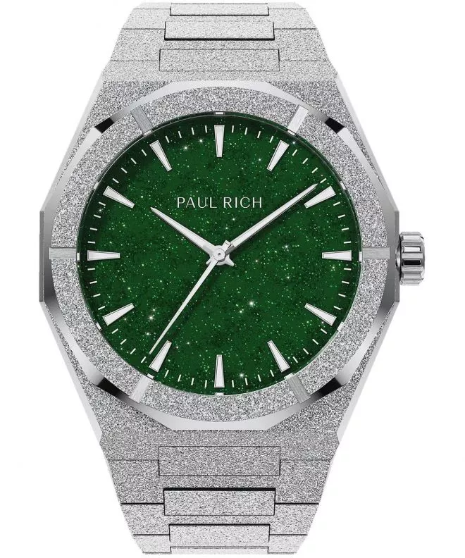 Hodinky pánske PAUL RICH Frosted Star Dust II Silver Green 766236337067
