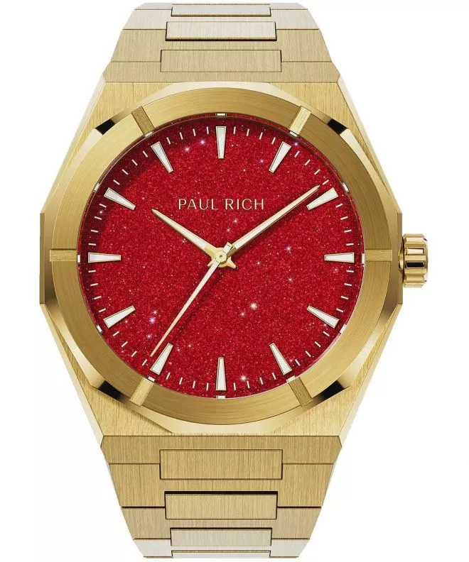 Hodinky pánske PAUL RICH Star Dust II Gold Red 766236337005