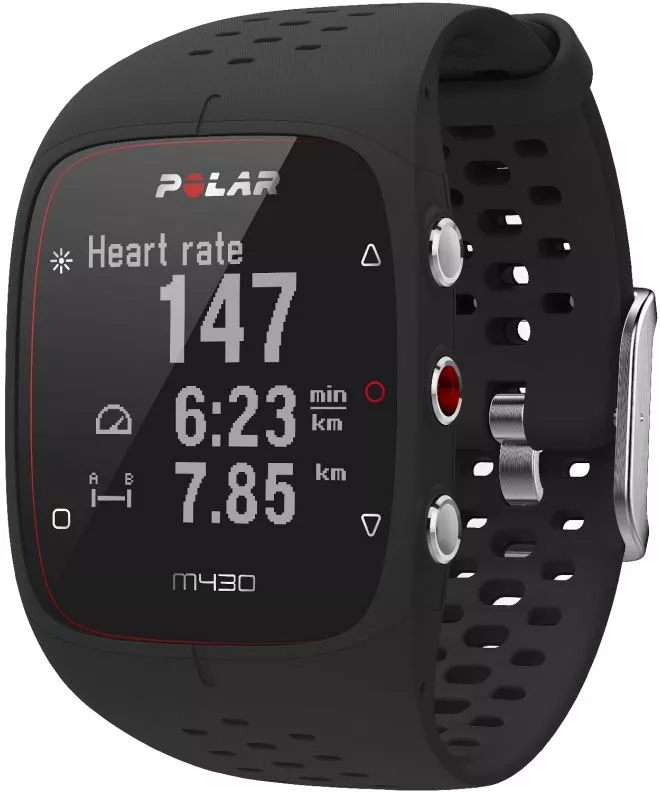Smart Hodinky Pánske Polar M430 Black GPS M430-czarny-M-L