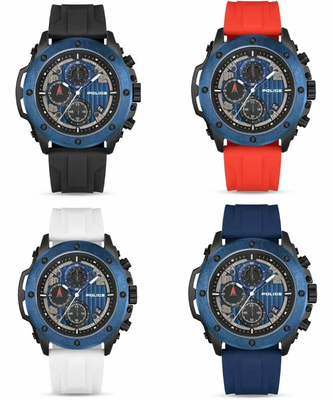 Hodinky pánske Police Clout Orb Chronograph SET PEWGO00777X0