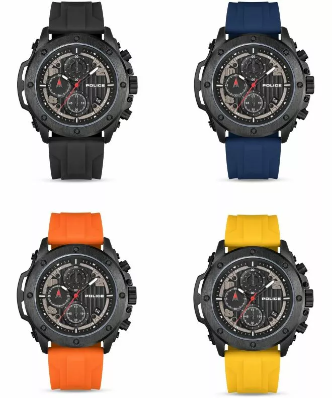Hodinky pánske Police Clout Orb Chronograph SET PEWGO00777X1