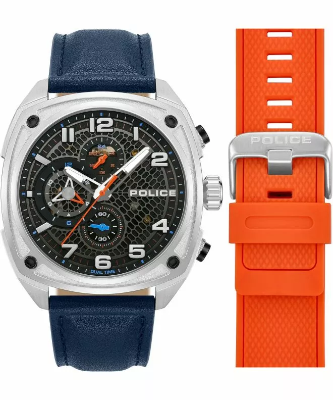 Hodinky pánske Police Portland Dual Time SET PEWGF00814X0