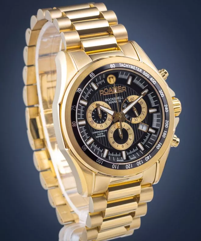 Hodinky Pánske Roamer Rockshell Mark III Chrono 220837 48 55 20 (220837.48.55.20)