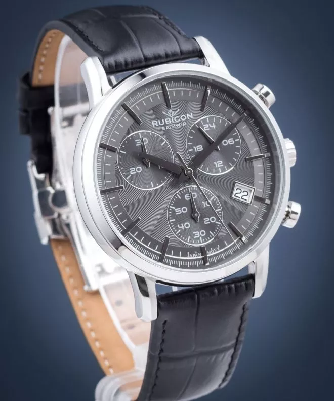 Hodinky Pánske Rubicon Rubicon Chronograph RNCD99SIVX05AX