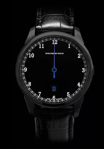 Hodinky pánske Schaumburg Gnomonic Black & White Blue Automatic SCH-GNWBB