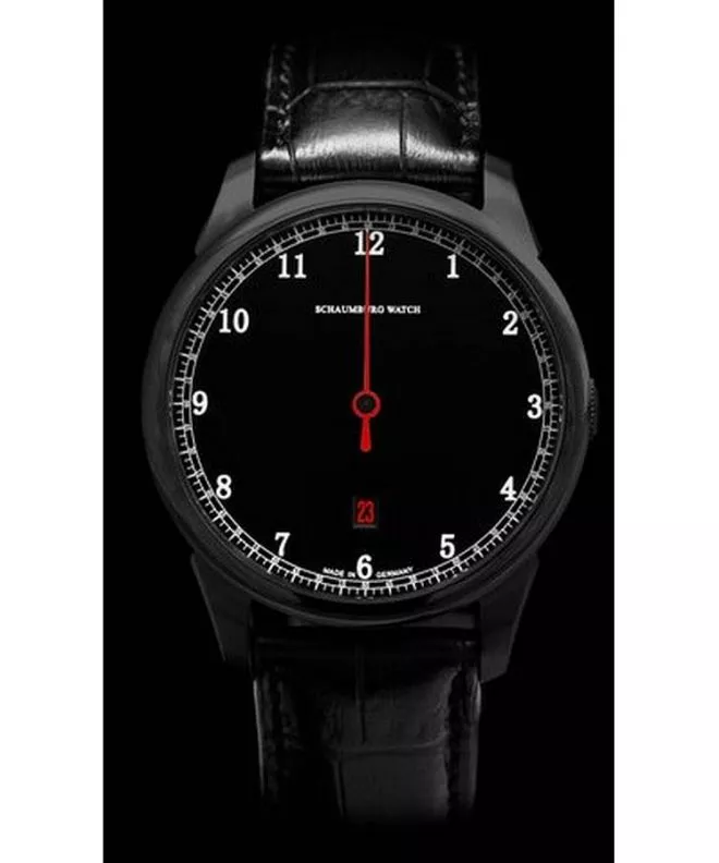 Hodinky pánske Schaumburg Gnomonic Black & White Red Automatic SCH-GNBWR