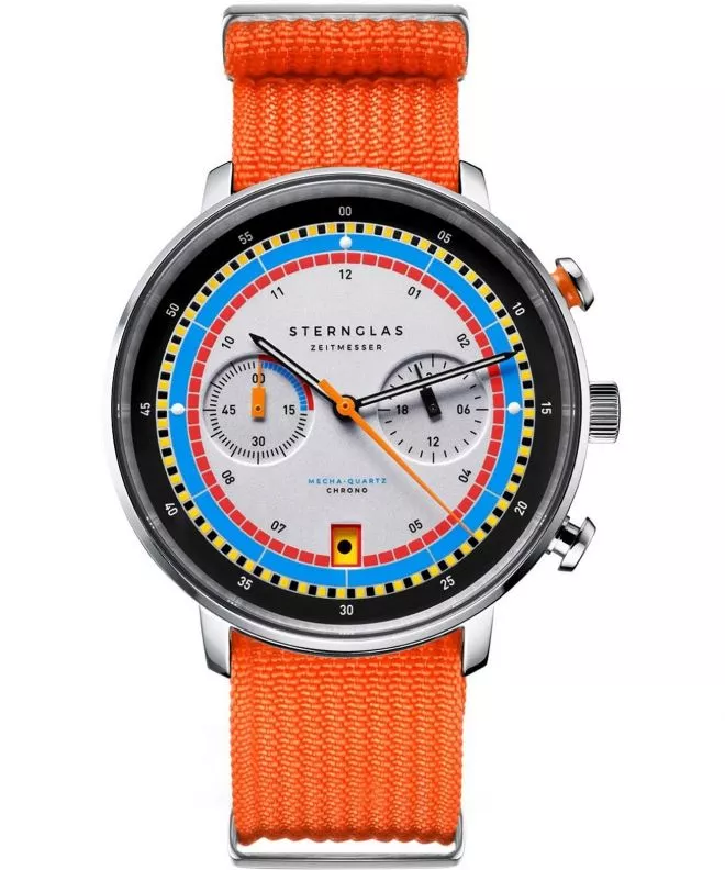 Hodinky pánske Sternglas Hamburg Mecha-Quartz Chrono Regatta S01-HC36-FI02