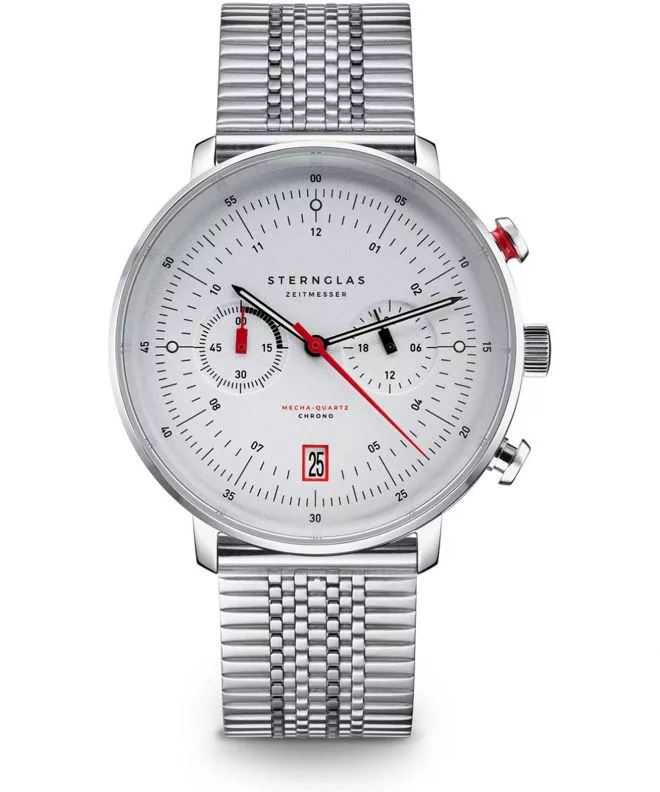 Hodinky pánske Sternglas Hamburg Mecha-Quartz Chrono S01-HC10-ME08