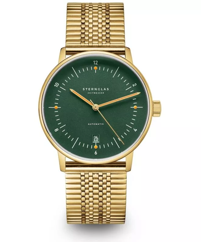 Hodinky pánske Sternglas Naos Green Gold Automatic S02-NA22-ME09