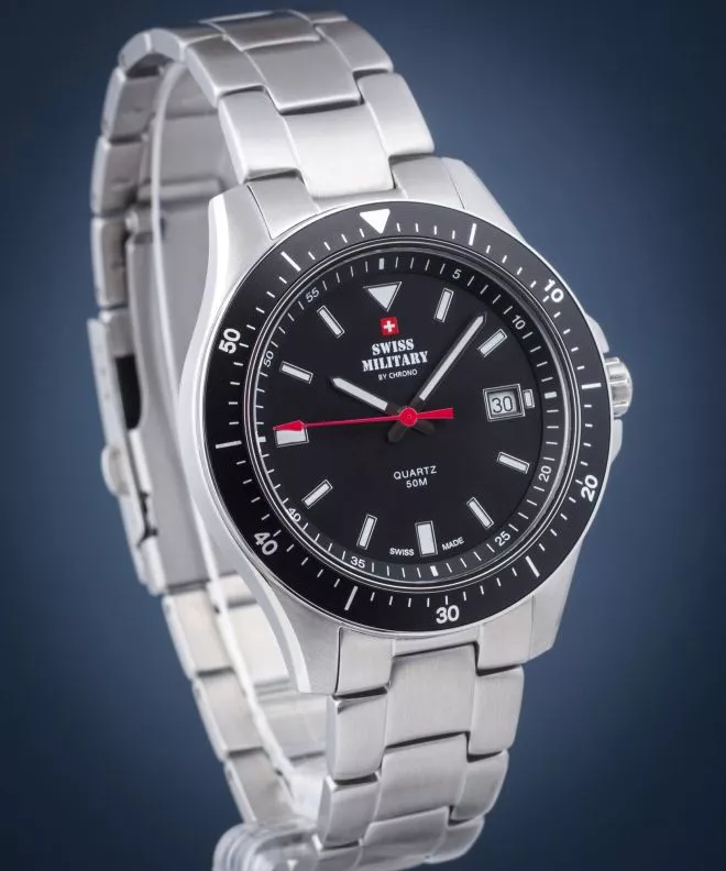 Hodinky pánske Swiss Military by Chrono Quartz SM34082.01