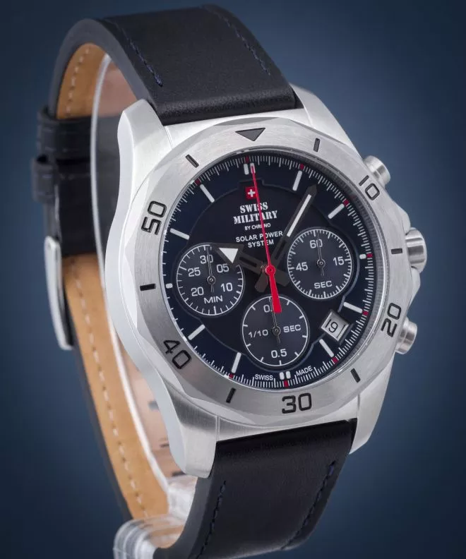 Hodinky pánske Swiss Military by Chrono Solar Power Chrono SMS34072.05