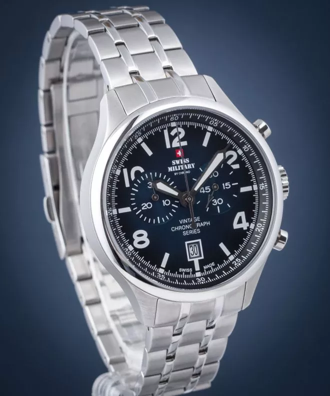 Hodinky pánske Swiss Military by Chrono Vintage Chronograph SM30192.03