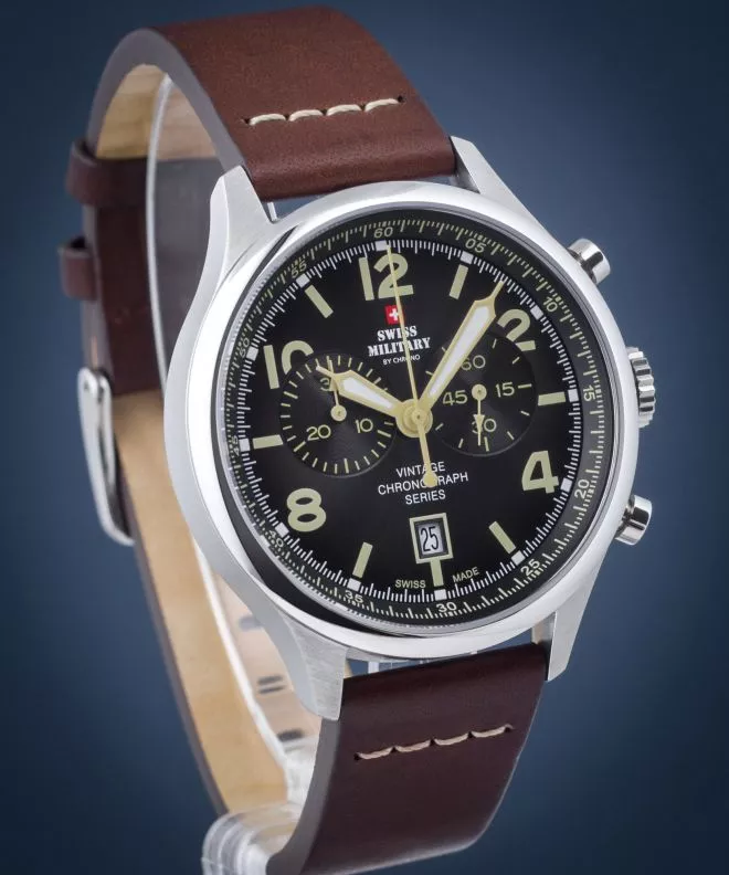 Hodinky pánske Swiss Military by Chrono Vintage Chronograph SM30192.04
