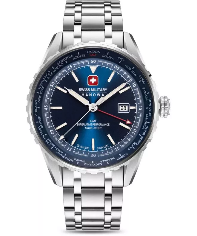 Hodinky pánske Swiss Military Hanowa Afterburn GMT SMWGH0003204
