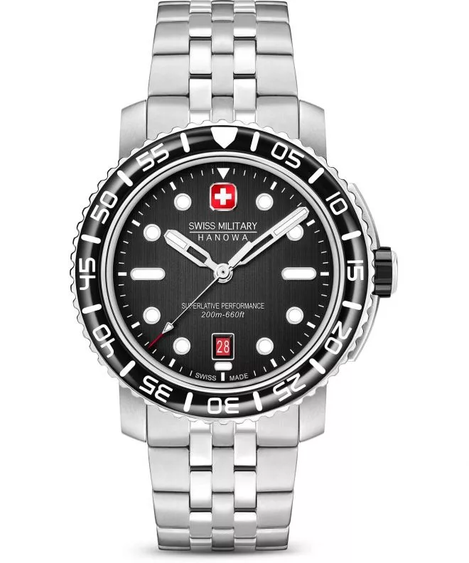 Hodinky pánske Swiss Military Hanowa Black Marlin SMWGH0001702