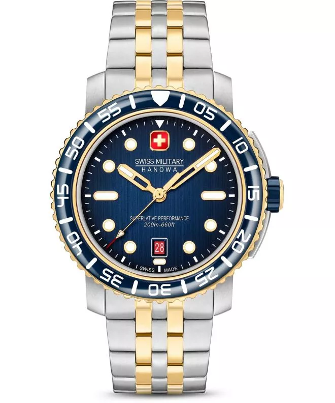 Hodinky pánske Swiss Military Hanowa Black Marlin SMWGH0001760