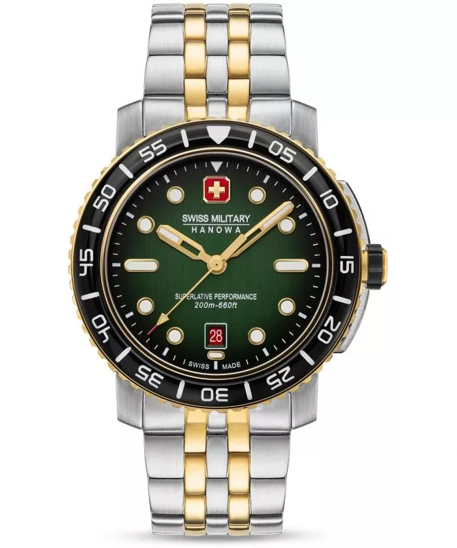 Hodinky pánske Swiss Military Hanowa Black Marlin SMWGH0001761