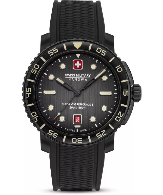 Hodinky pánske Swiss Military Hanowa Black Marlin SMWGN0001730