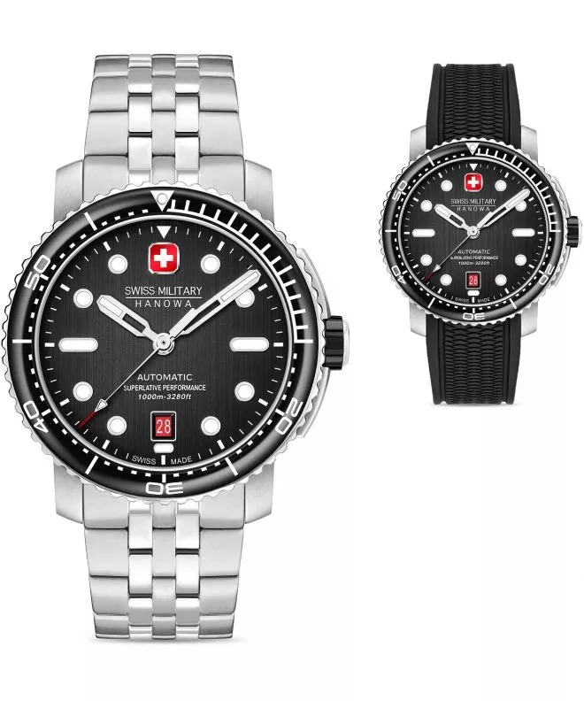 Hodinky pánske Swiss Military Hanowa Maitre Plongeur Automatic SET SMWGL0002001-SET
