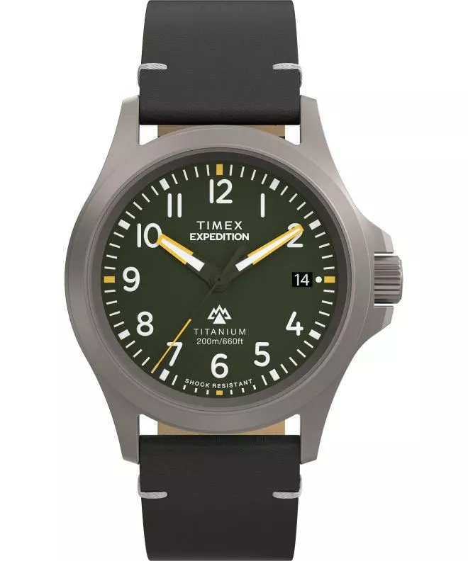 Hodinky pánske Timex Expedition Titanium Quartz TW2W78100