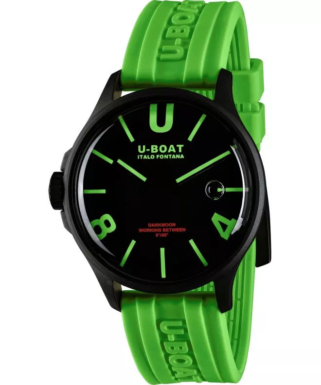 Hodinky pánske U-Boat Darkmoon 44 BK Green PVD 9534