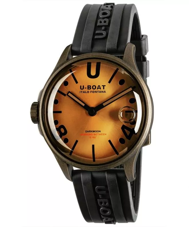 Hodinky pánske U-Boat Darkmoon Black Vintage 9547