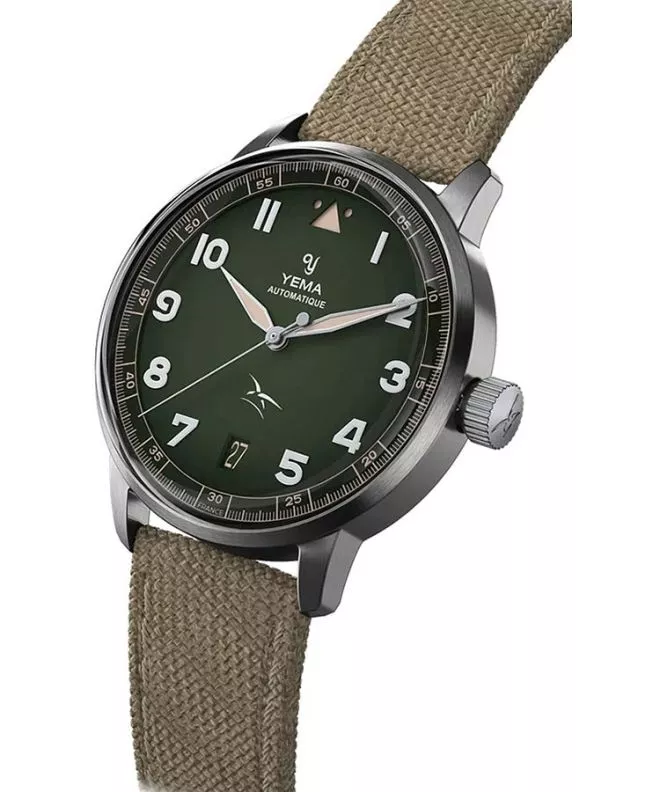 Hodinky pánske Yema Flygraf Flieger French Air Force Automatic YFLY24AA-ZES