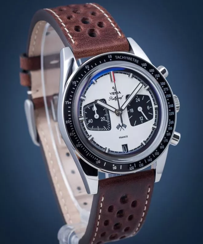 Hodinky Pánske Yema Rallygraf Panda Leather YMHF1572-BU