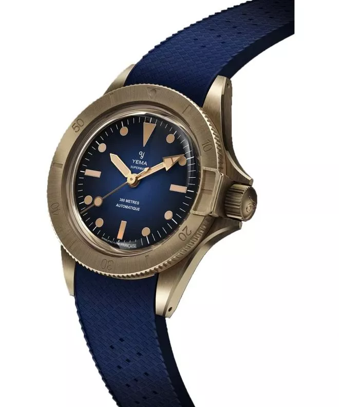 Hodinky pánske Yema Superman Bronze CMM.10 Blue Limited Edition 11.13.35.ZN.U5