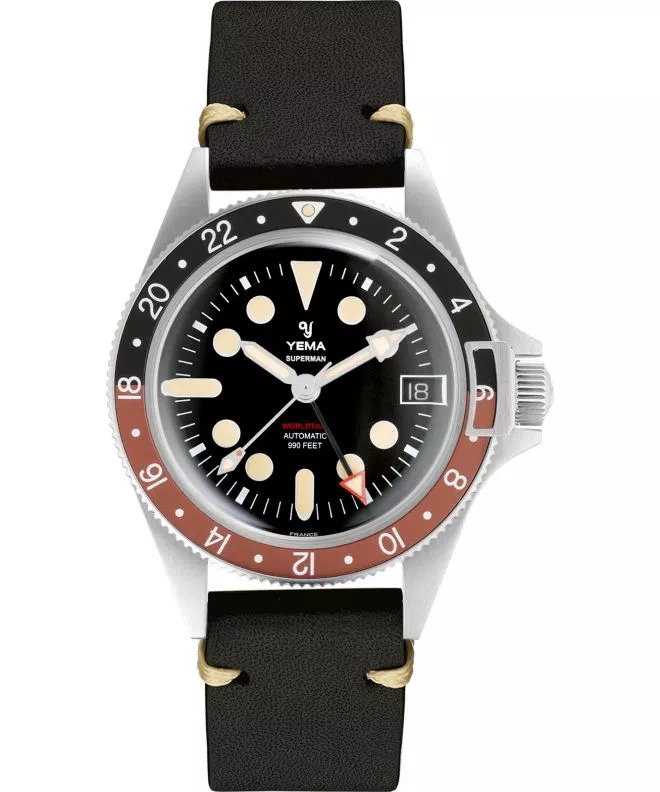 Hodinky Pánske Yema Superman Worldtime YGMT21B41-CAS