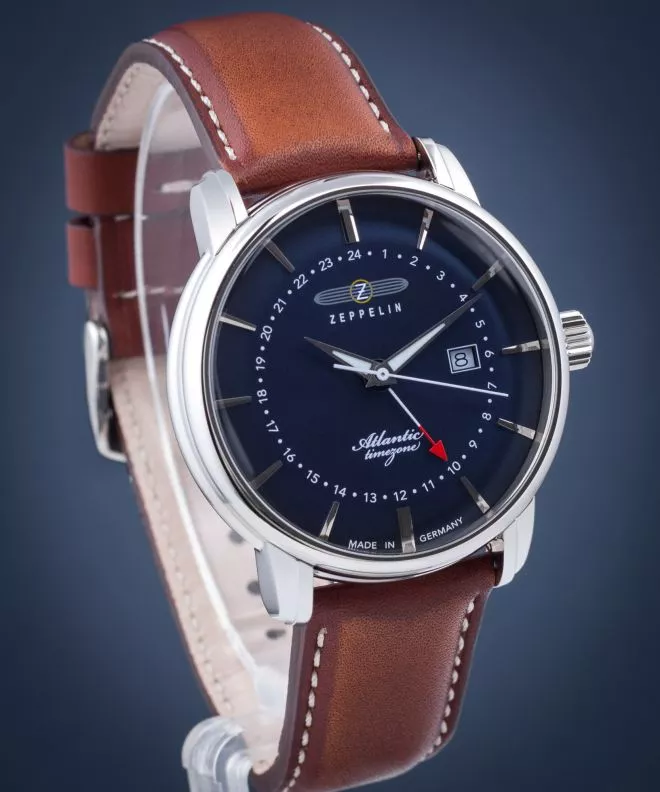 Hodinky Pánske Zeppelin Atlantic Timezone 8442-3