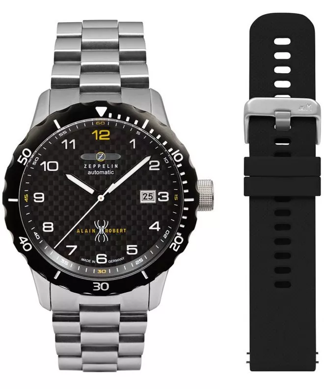 Hodinky pánske Zeppelin Night Cruise Alain Robert Automatic Limited Edition 7266M-5-SET