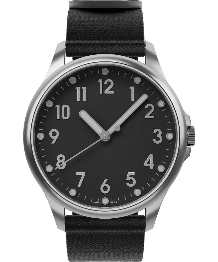 Hodinky unisex Mudita Radiant Charcoal Black Automatic 5905913561585